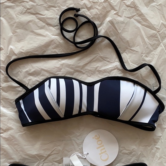 NWT CHLOE 2 pc Bathing suit/Swimsuit Bikini 40 IT - Picture 5 of 16